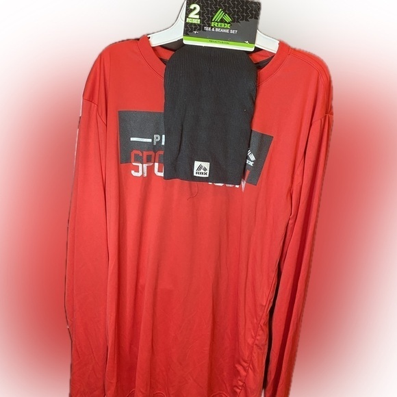 RBX kids 2 piece set long sleeve with beanie hat new with tags - Picture 1 of 3